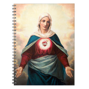 Immaculate Heart Of Mary Sacred Art Notebook