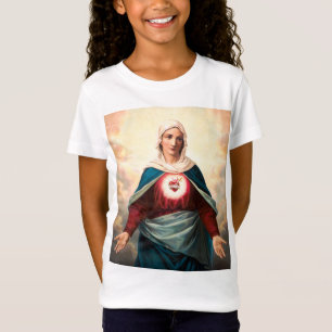 Immaculate Heart Of Mary Sacred Art T-Shirt