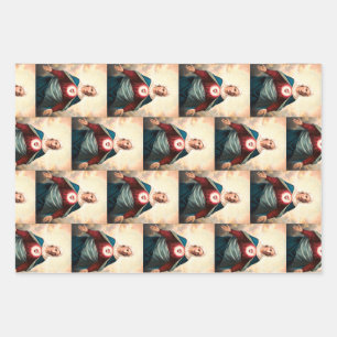 Immaculate Heart Of Mary Sacred Art Wrapping Paper Sheets
