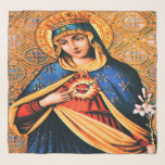 Immaculate Heart of Mary Scarf<br><div class="desc">Immaculate Heart of Mary by Litany Lane</div>