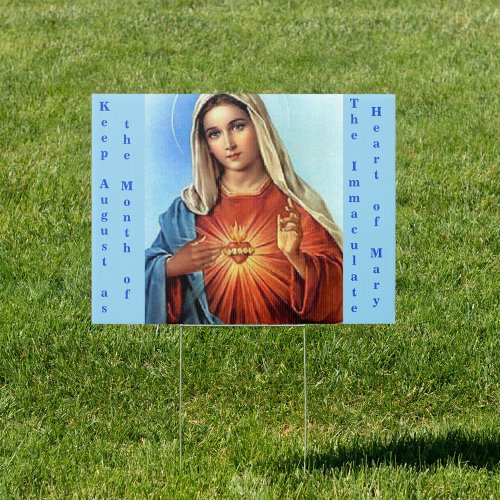 Immaculate Heart of Mary  Sign