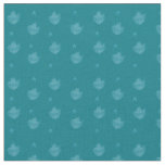 Immaculate Heart of Mary Teal Background Fabric