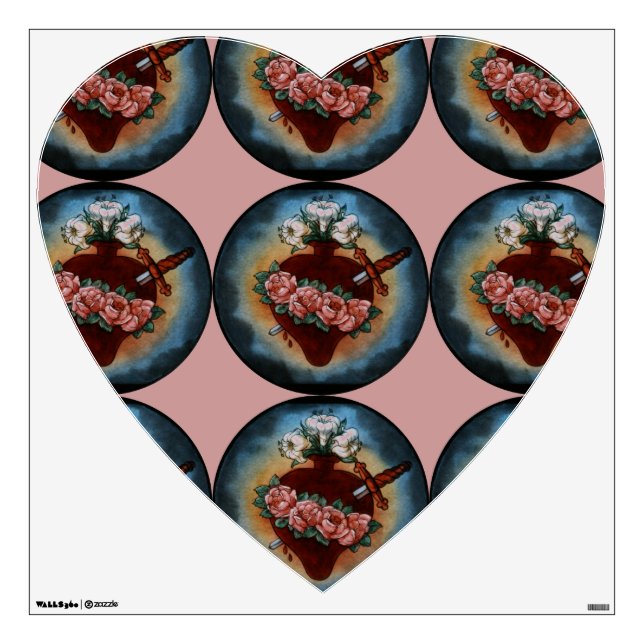 Immaculate Heart Of Mary Wall Decal (Front)