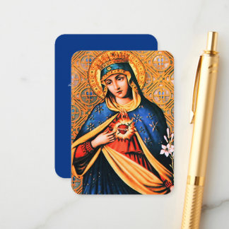 Immaculate Heart of Mary with Magnificat Enclosure Card