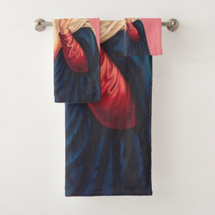 Immaculate Heart of Virgin Mary Bath Towel Set