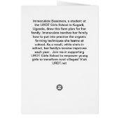 Immaculate's Bag Garden Cards (Back)