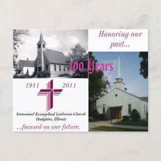 Immanuel 100th Anniversary Postcard