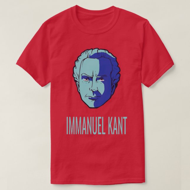 Immanuel Kant Philosopher Writer 1 T-Shirt (Design Front)