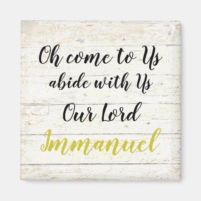 Immanuel  magnet (Front)