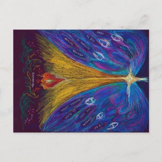 Immanuel Oil Pastel by Christina Wert, Postcard