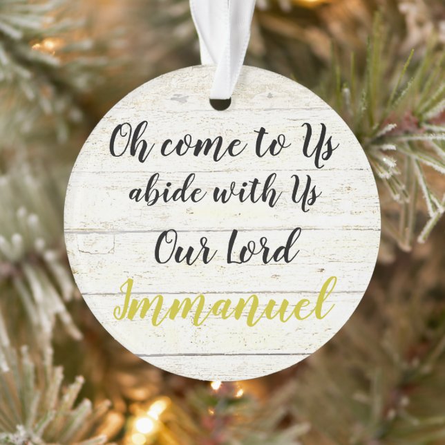 Immanuel  ornament (Tree)