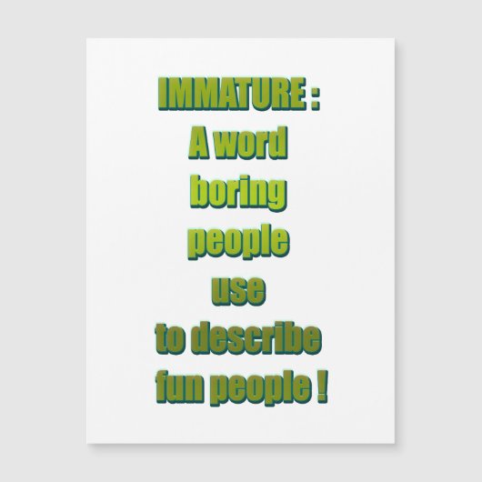 Immature funny text (Front)