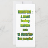 Immature funny text (Front)