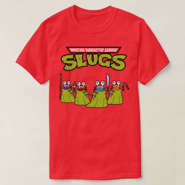 Immature Radioactive Samurai Slugs T-Shirt (Design Front)