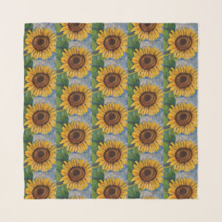 Immeasurable More sunflowers Scarf
