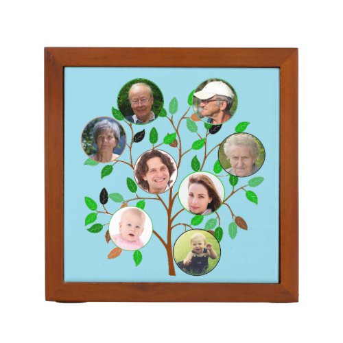 Immediate Family Photo Tree PencilPen Holder