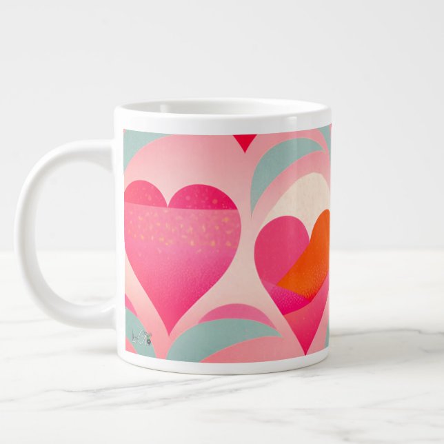 Immense Love | Giant Coffee Mug (Left)