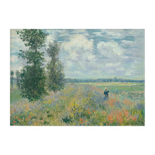 Immerse in Tranquility: Monet's Poppy Fields Acrylic Print