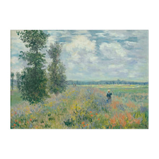 Immerse in Tranquility: Monet's Poppy Fields Acrylic Print