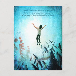 Immerse Ocean Postcard