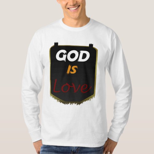 Immerse yourself in divine love God is love T_Shirt
