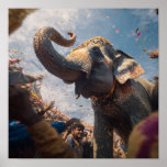 Immersive Elephant Festival - View From the Crowd Poster