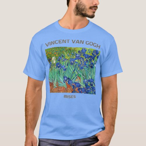 Immersive Van Gogh Irises  T_Shirt