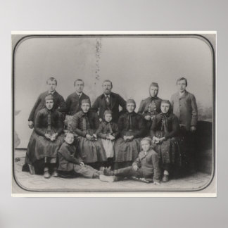 Immigrant Family Portrait Poster