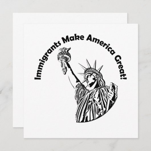 Immigrants Make America Great (Front/Back)