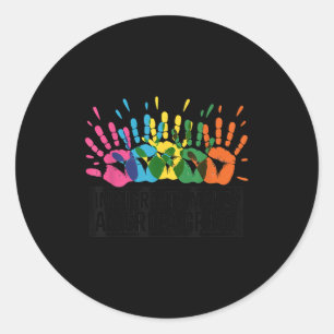 Immigrants Make America Great Classic Round Sticker