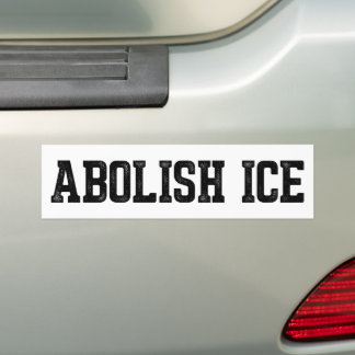Immigration Abolish ICE Bumper Sticker
