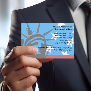 Immigration Attorney Business Card
