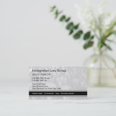 Immigration Attorney Business Cards (Standing Front)
