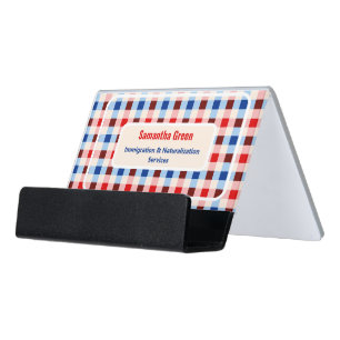 Immigration Citizenship Desk Business Card Holder