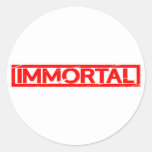 Immortal Stamp Classic Round Sticker