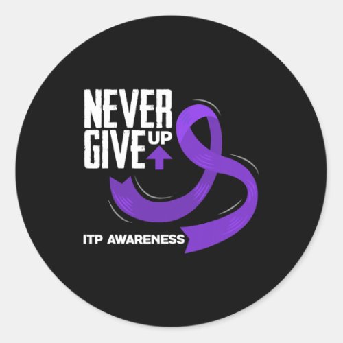 Immune Thrombocytopenia Platelets Itp Awareness 1  Classic Round Sticker