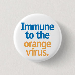 Immune to the orange virus. button