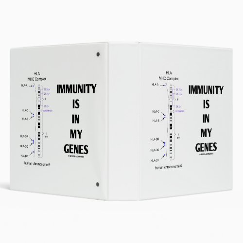 Immunity Is In My Genes Immunology Chromosome 6 3 Ring Binder