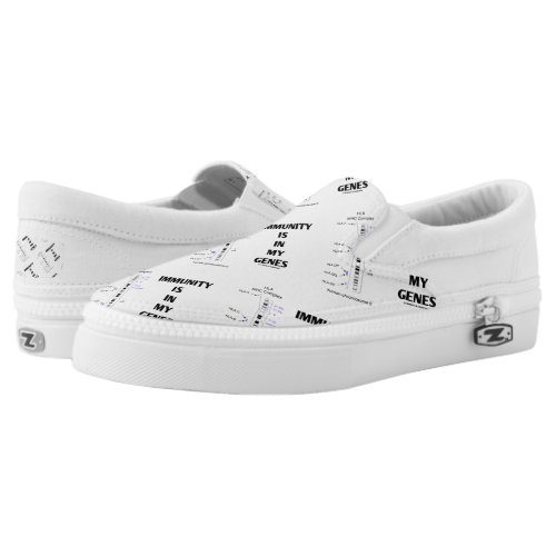 Immunity Is In My Genes Immunology Chromosome 6 Slip_On Sneakers