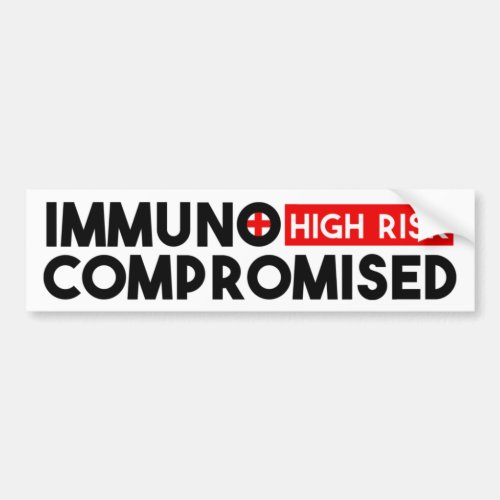 Immunocompromised High Risk Mobility Gear Sticker