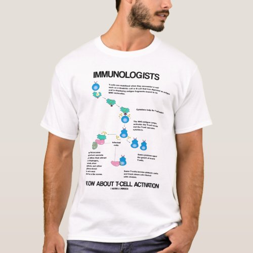 Immunologists Know About T_Cell Activation T_Shirt