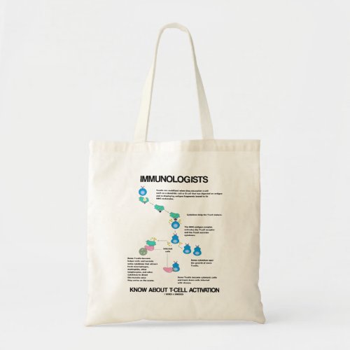 Immunologists Know About T_Cell Activation Tote Bag