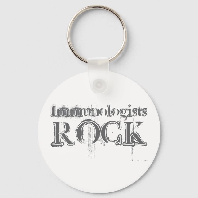 Immunologists Rock Keychain (Front)