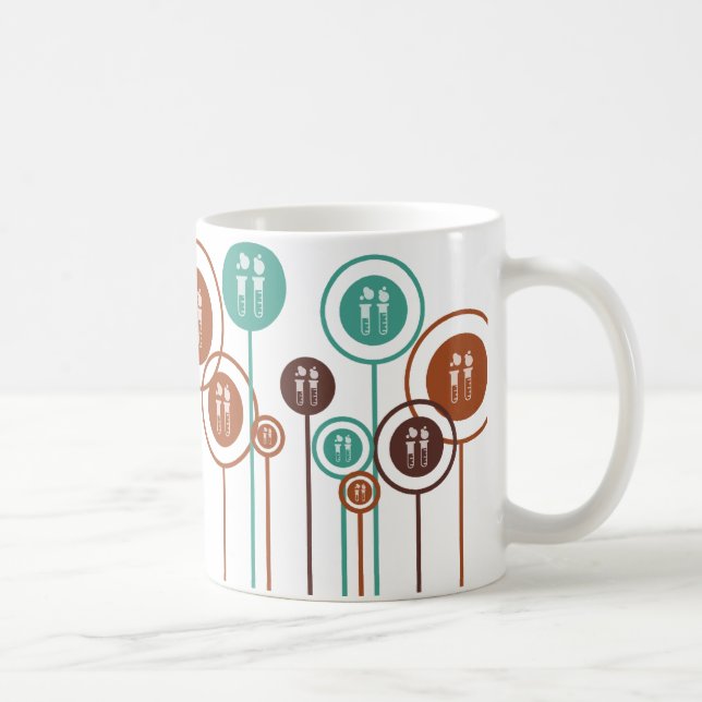 Immunology Daisies Coffee Mug (Right)