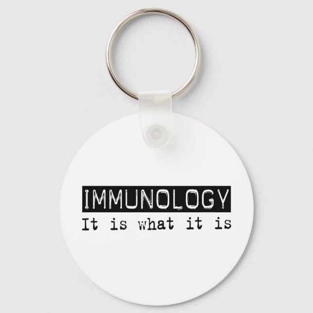 Immunology It Is Keychain (Front)