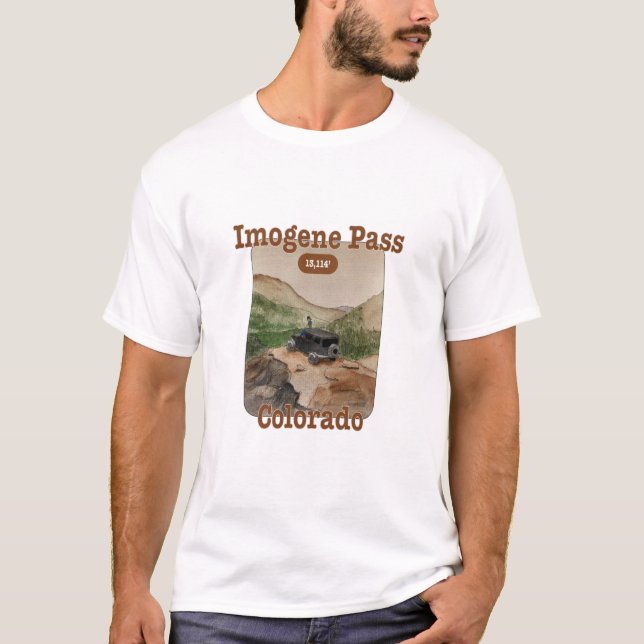 Imogene Pass, Colorado T-Shirt (Front)