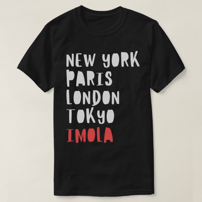 Imola City Lover Italy Traveler Holidays Souvenir  T-Shirt (Design Front)