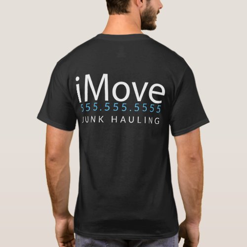 iMove Garbage Hauler Junk Removal Promo Merch T_Shirt