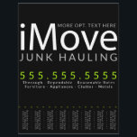 iMove. Moving Hauling Business Advertising Flyer<br><div class="desc">Promote your JUNK REMOVAL, HAULING or MOVING business with this bold, modern, masculine design. Professionally designed and FULLY CUSTOMIZABLE (wording, fonts, colors, placement) Contact me if you need help with the customization. This eye-catching tearsheet flyer is sure to stand out from your business competitors and make you memorable among your...</div>