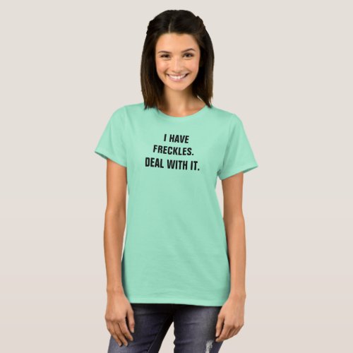 IMOVERBULLYING Freckles T_Shirt